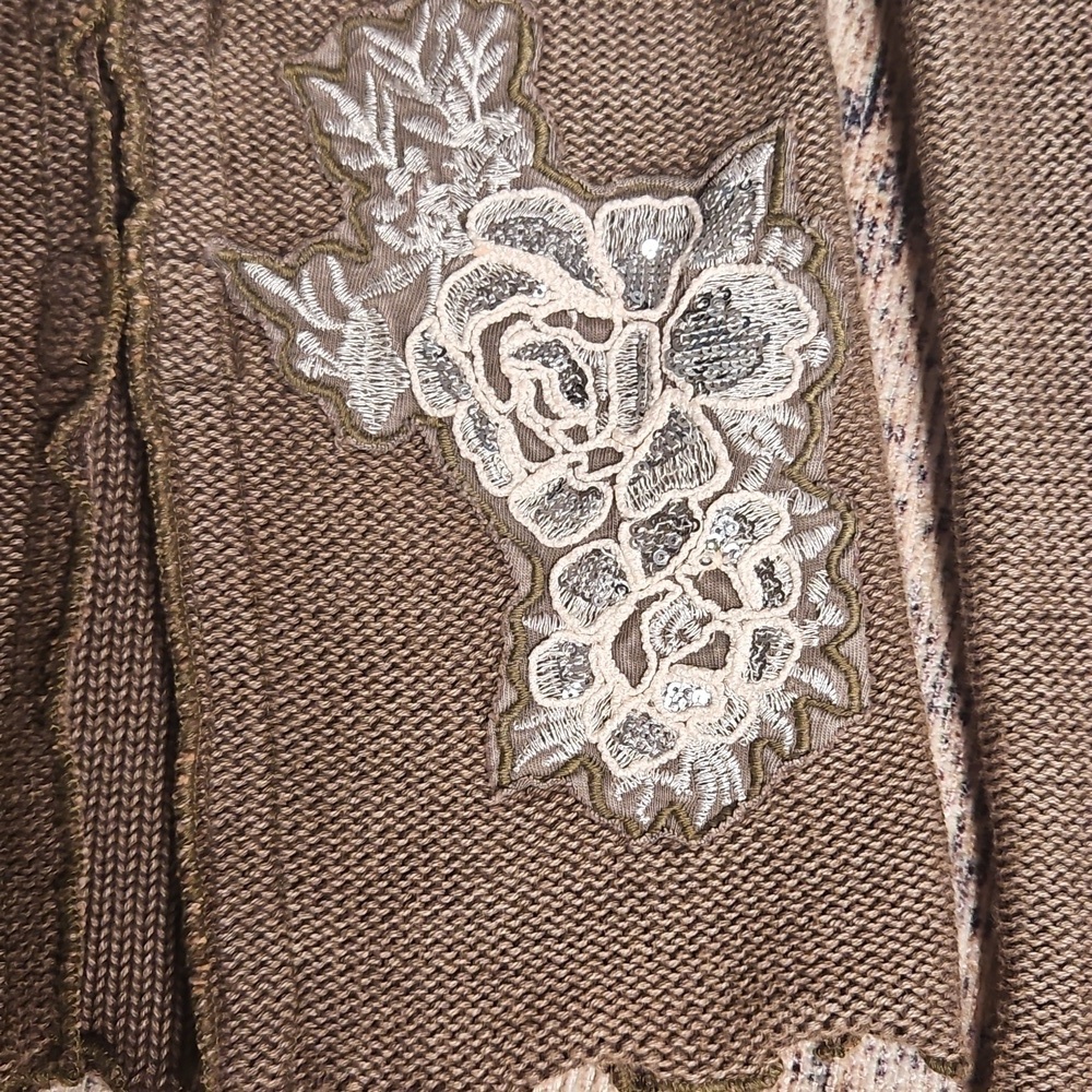 Silence + Noise Natalia Floral Embroidered Cardigan Urban Outfitters NWOT - Picture 6 of 11